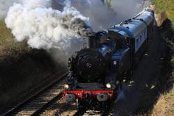 locomotive train vapeur  AJECTA longueville seine et marne