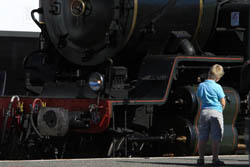 locomotive train vapeur  AJECTA longueville seine et marne