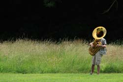 concert déambulation musicabrass fabulations echo Chamarande Essonne